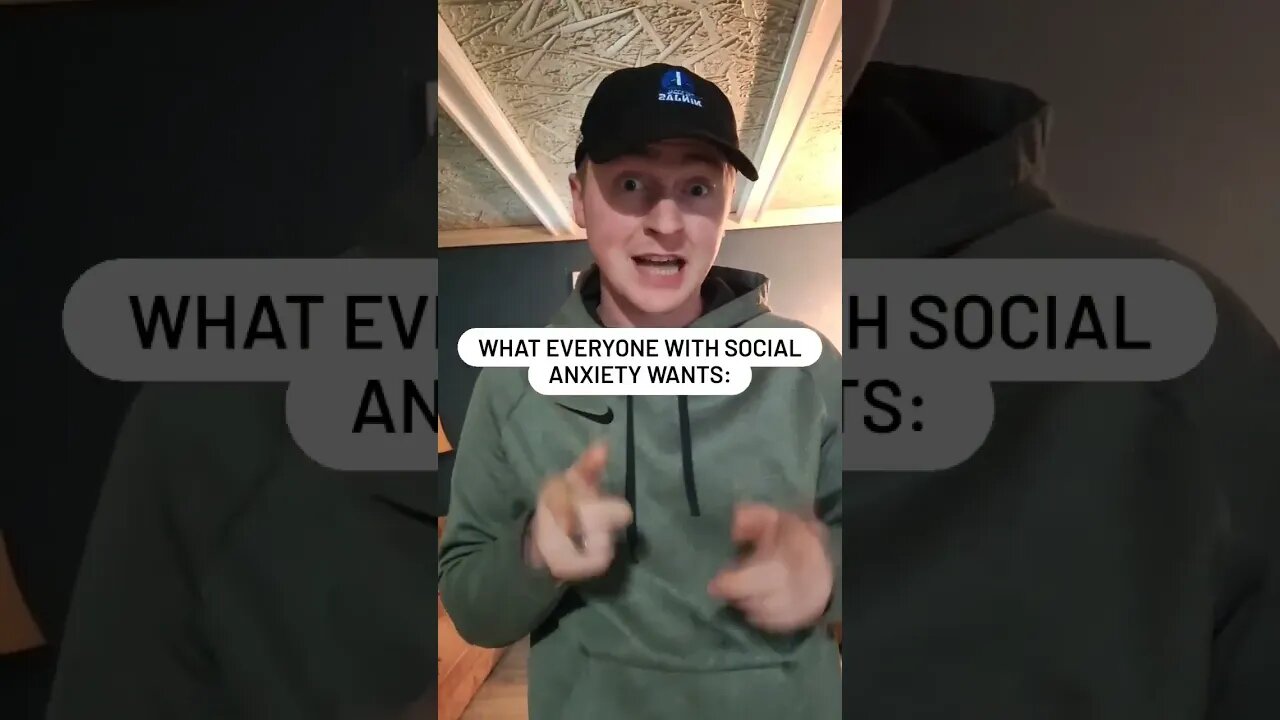 What everybody with social anxiety wants #socialanxiety #anxiety #comedy