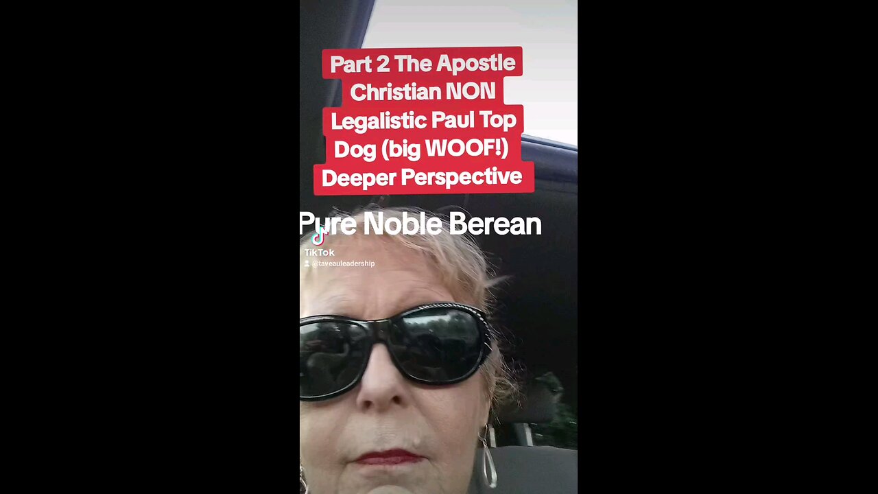 #2 The Non Legalistic, NON BIG Dog, However the Top Dog ort of Apostle *say WOOF