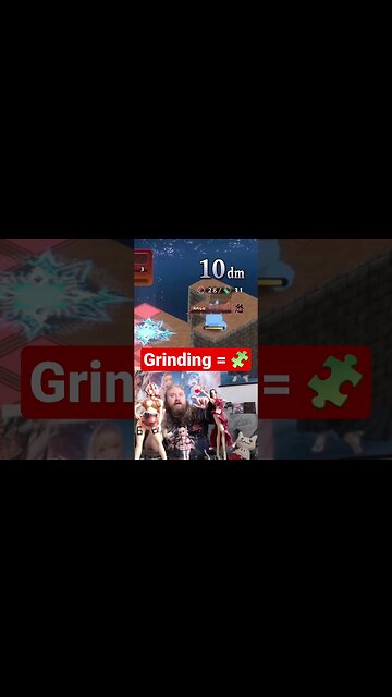 GRINDING should be like a puzzle game and be challenging in itself #gaming #games #gamedev #shorts