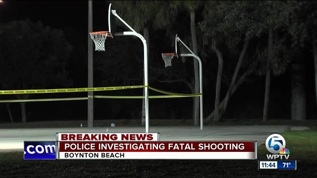 Fatal shooting at Caloosa Park in Boynton Beach