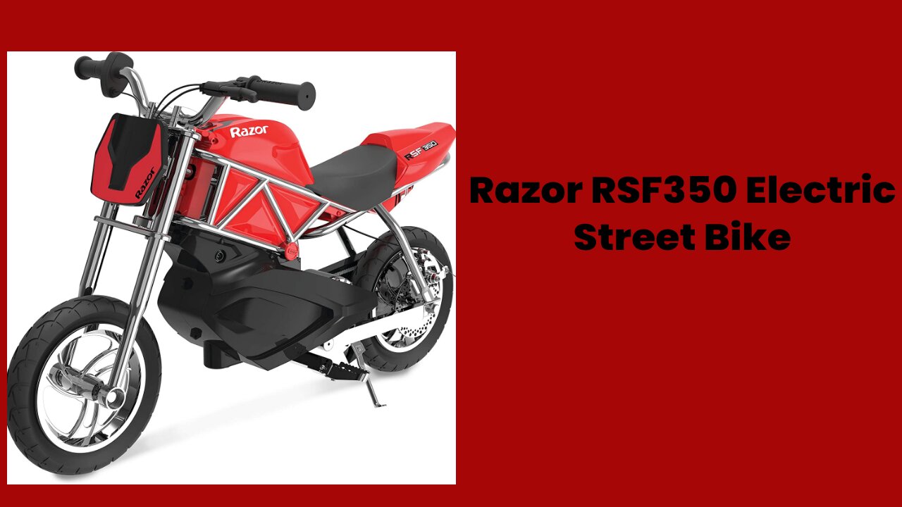 Razor RSF350 Electric Street Bike