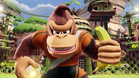 All Donkey Kong Animations in Mario Strikers Battle League