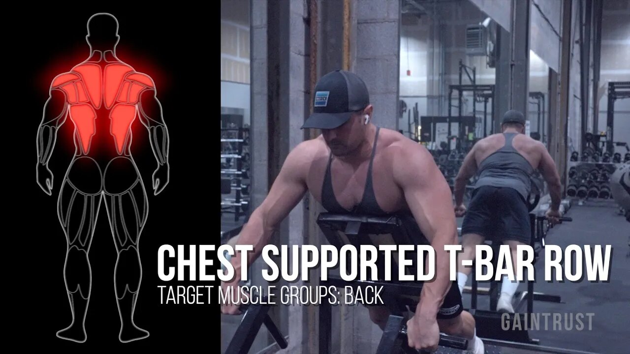 Chest Supported T Bar Row