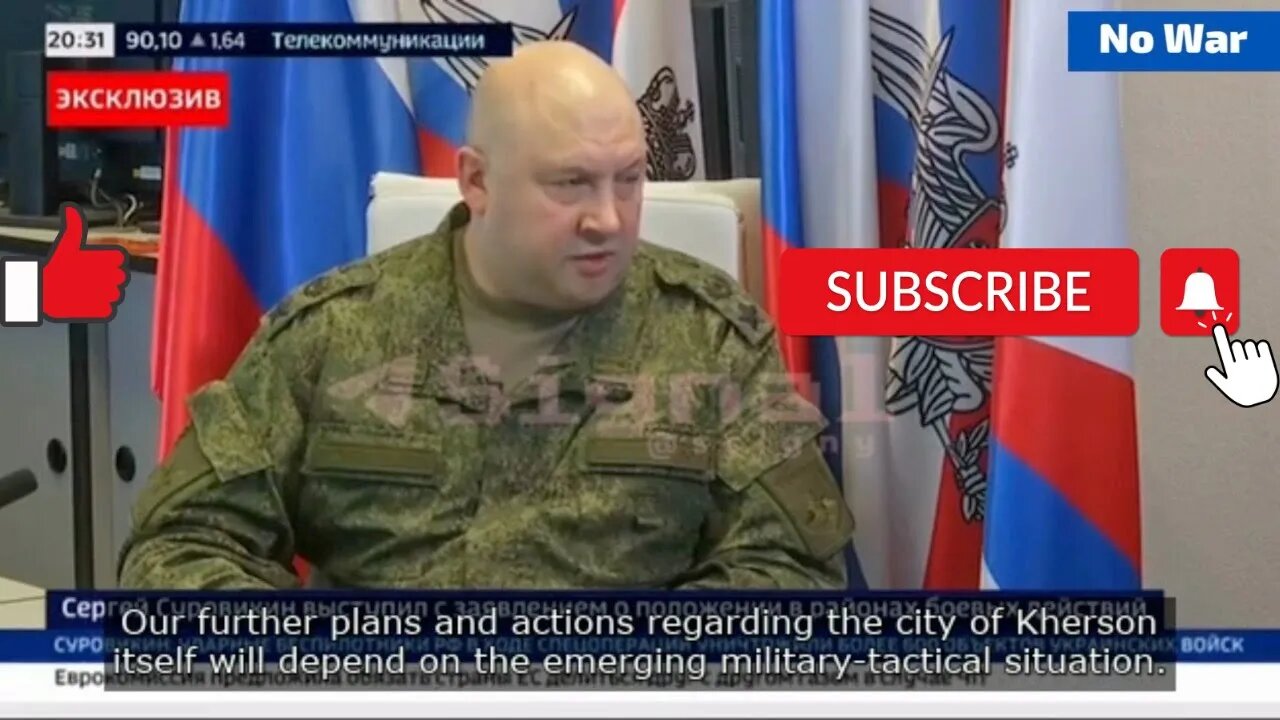 General Sergei Surovikin—full interview, subtitled!