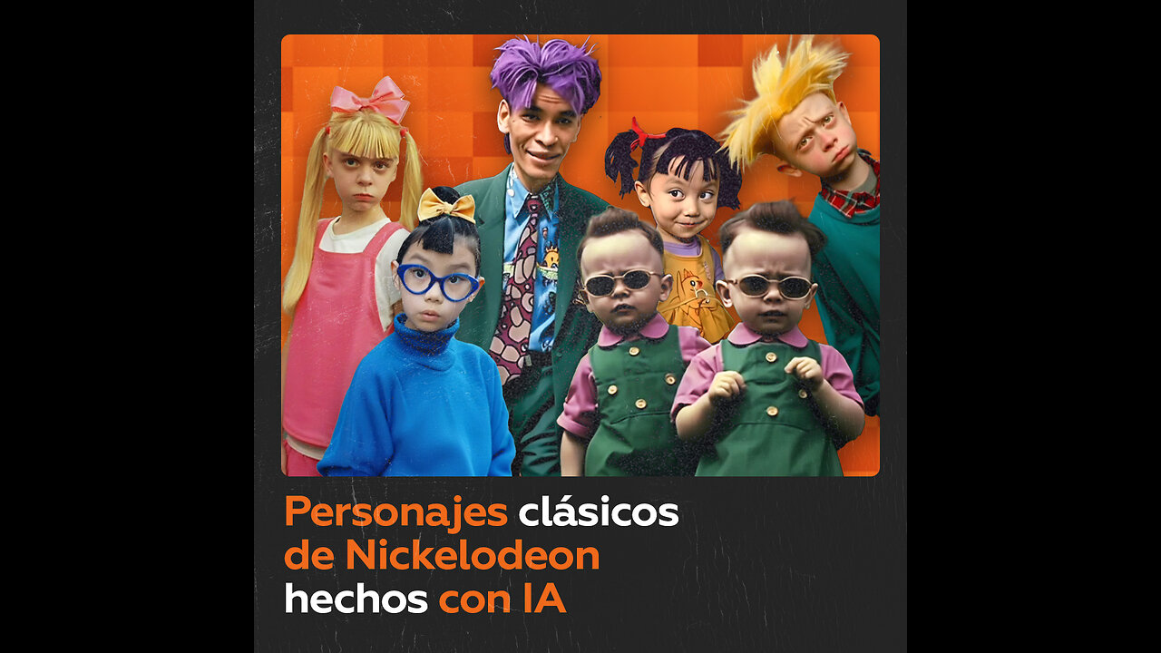 Personajes clásicos de Nickelodeon reinventados con inteligencia artificial