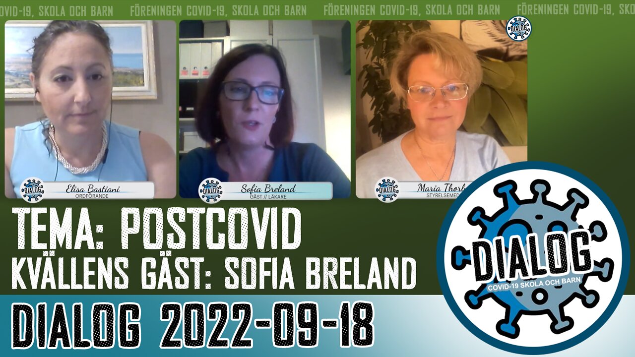 DIALOG / 22-09-18 / TEMA: Postcovid / gäst Sofia Breland