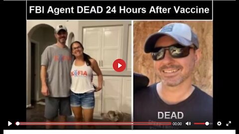 F.B.I. AGENT KILLED BY CV 19 SHOT, THE LIST CONTINUES.