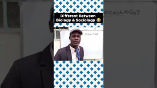 Biology and sociology😂 must watch