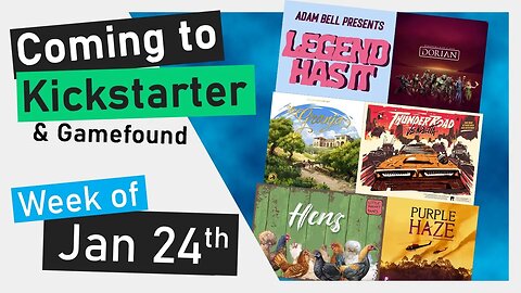 📅Kickstarter Boardgames | La Granja Master Set, Thunder Road Vendetta, Kingdoms Rise & Fall Dorian