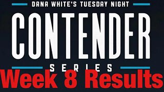 DWCS 2022 Week 8 Full Card Results