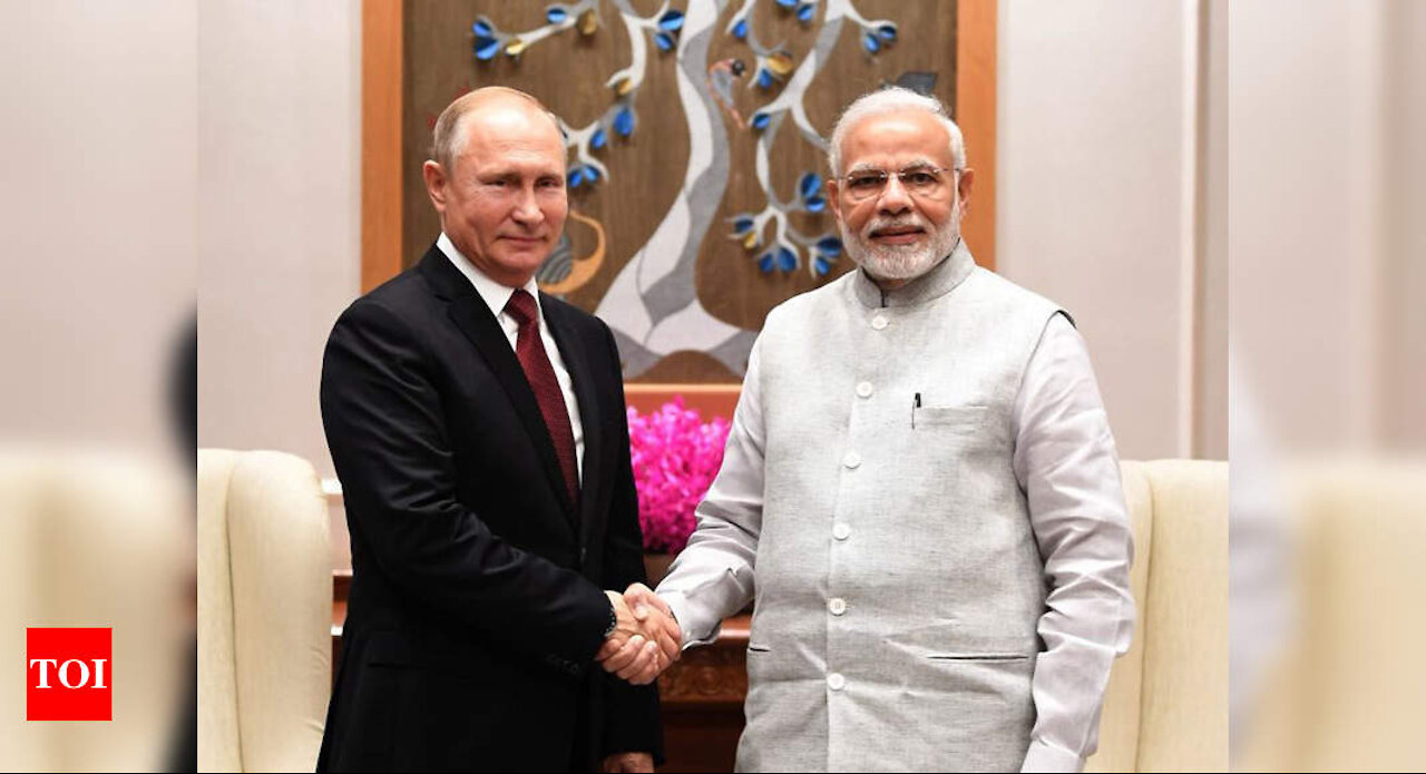 PM Modi hosts President Putin of Russia at Hyderabad House in Delhi