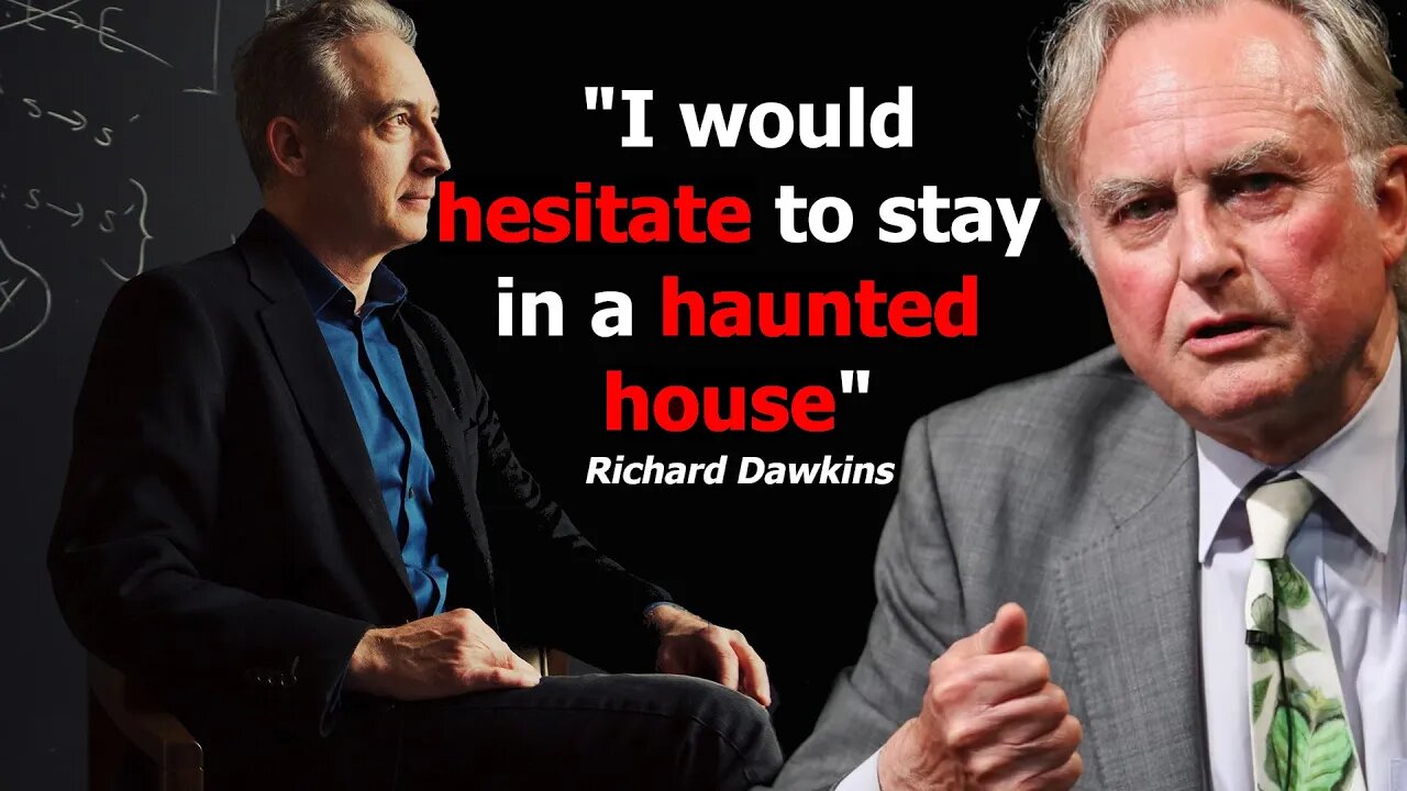 "I would hesitate to stay in a haunted house" - Richard Dawkins (with Brian Greene)