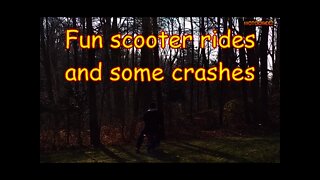 Scooter rides, wrecks and laughs