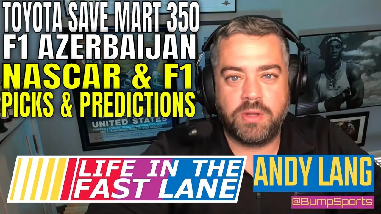 NASCAR & Formula 1 Picks and Predictions | Toyota Save Mart 350 Betting Preview | F1 Azerbaijan