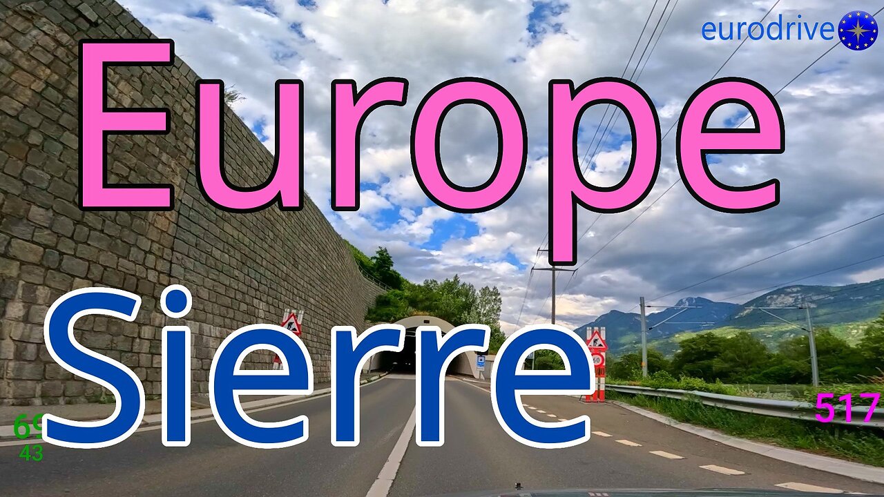 Switzerland 2024 🇨🇭 driving from Sion to Sierre