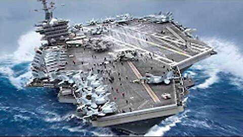 Rocked aircraft carrier!