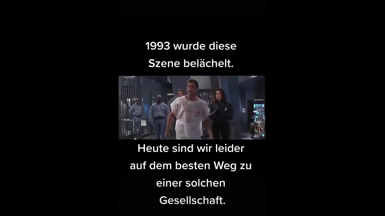 Demolition Man 1993- Heute sind wir auf dem besten Weg in eine solche Gesellschaft - New World Order