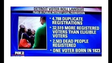 Voter Fraud 2020 Part One