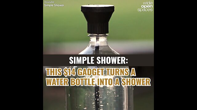 Simple Shower: The $14 Gadget That Turns a Water Bottle Into a Shower