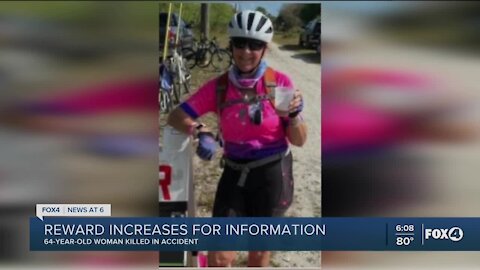 Reward increased to $6,000 for information on fatal hit and run of bicyclist