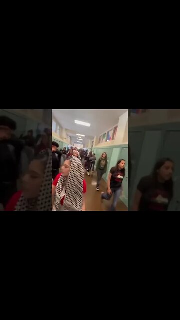Hallways of Balboa High School in San Francisco marched through the
