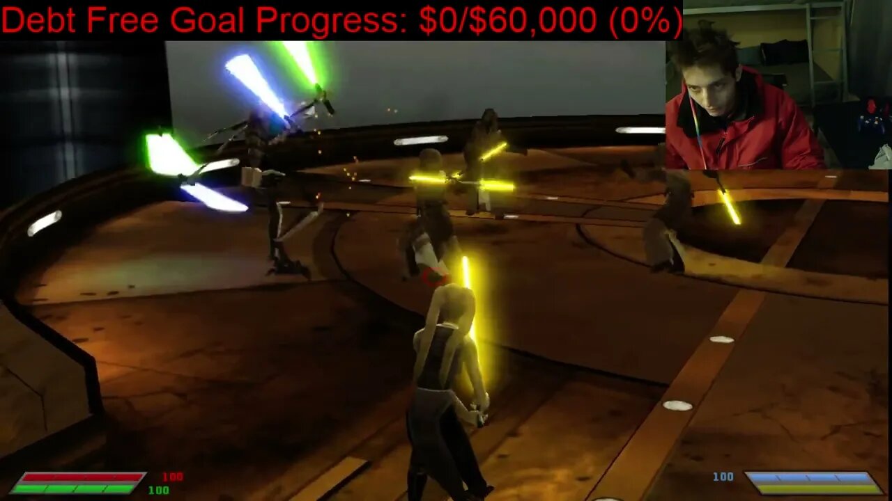 General Grievous VS Jedi Temple Guards In A Battle In Star Wars Jedi Knight Jedi Academy