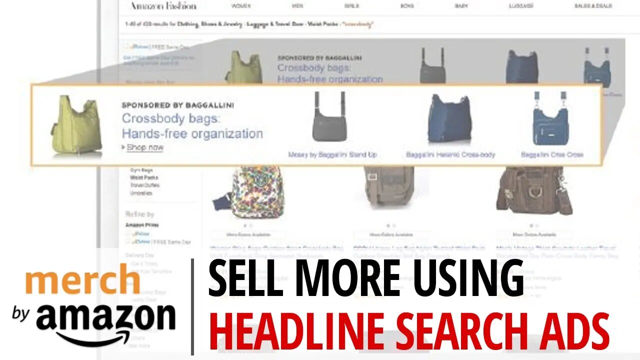 Amazon Merch: Sell More Using Headline Search Ads