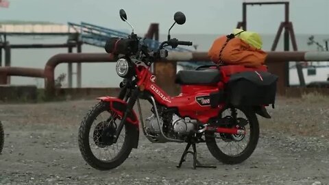 5 && 1,000 Miles Across Alaska! 1975 Honda CT90 vs