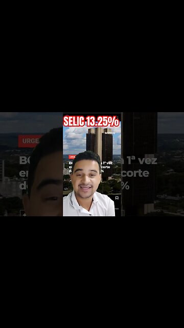 URGENTE - BC REDUZ TAXA SELIC PARA 13.25% AO ANO #shorts