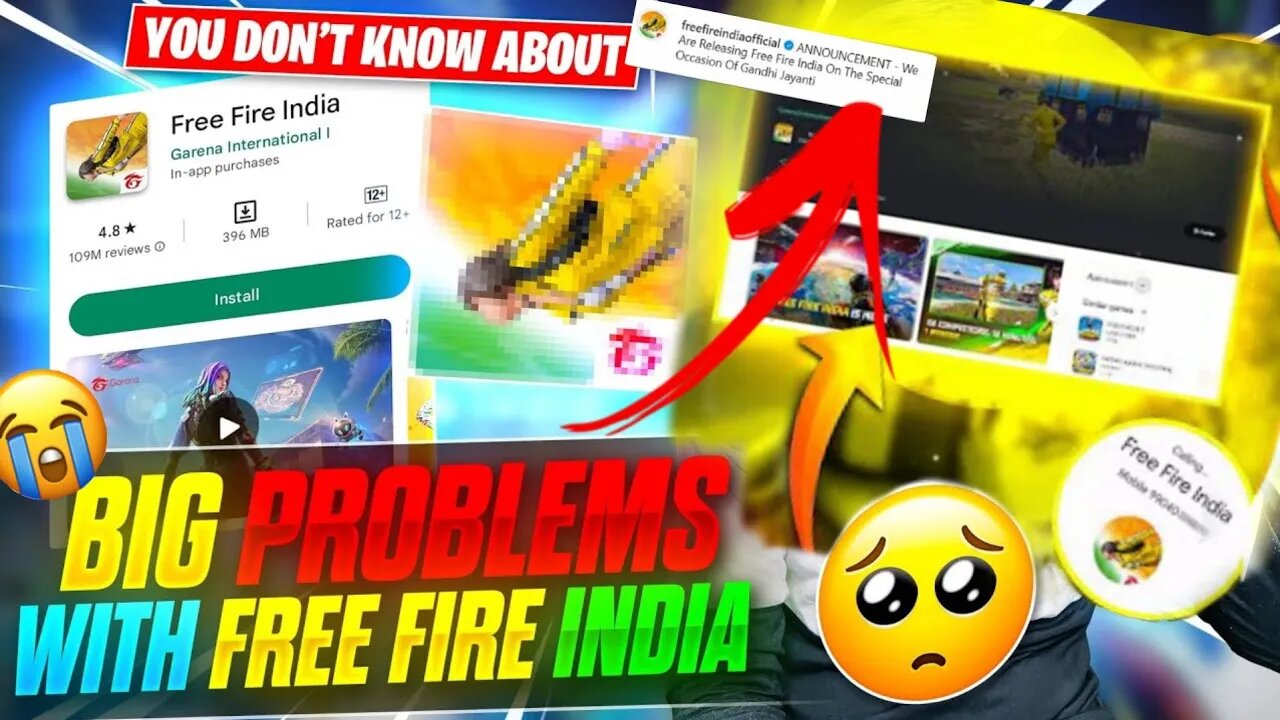 Big problem with Free Fire India 🥺 | Big update😱 | Free fire india ab nhi aayega kya? |