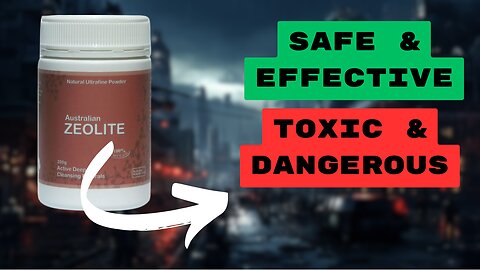 So you think Zeolite is good? hahahaha