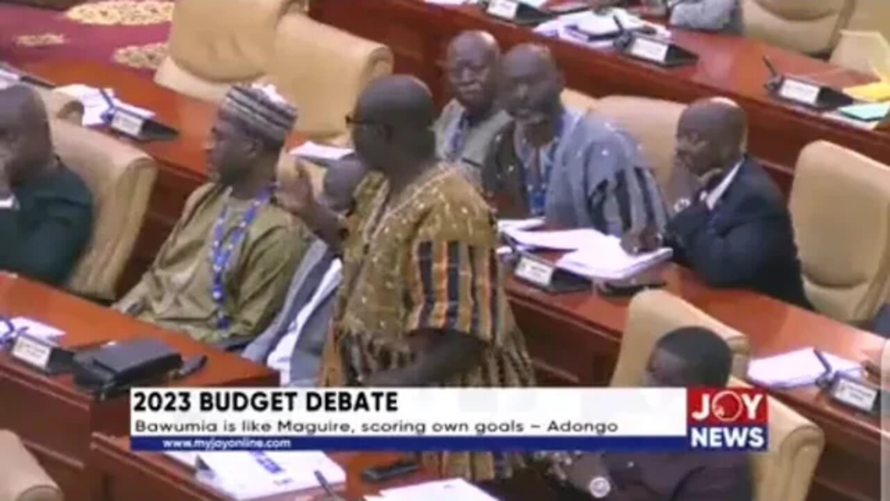 2023: Budget Debate : Bawumia is like Harry Maguire, scoring own goals - Adongo