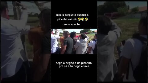 Pergunta pra ele aonde tá a picanha - Programa do Pacheco em Bacabal Maranhão quase apanha 😂