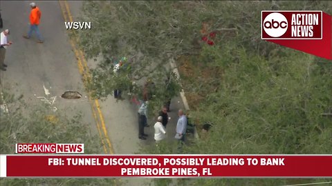 Underground tunnel leading to bank discovered in Florida, FBI investigating