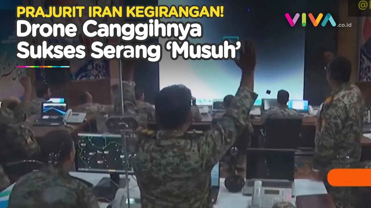 Sorak-sorai Militer Iran Melihat Keganasan Drone Karrar Hancurkan Musuh di Udara