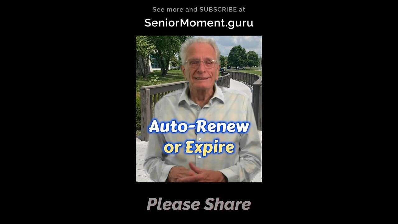 Auto Renew or Expire