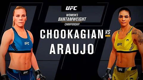 EA Sports UFC 4 Gameplay Viviane Araujo vs Katlyn Chookagian