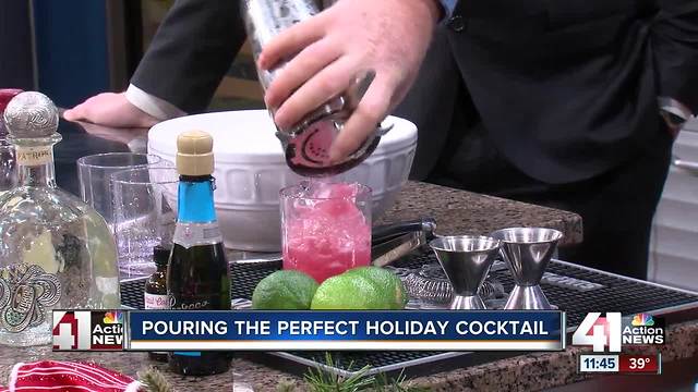 Pouring the perfect holiday cocktail