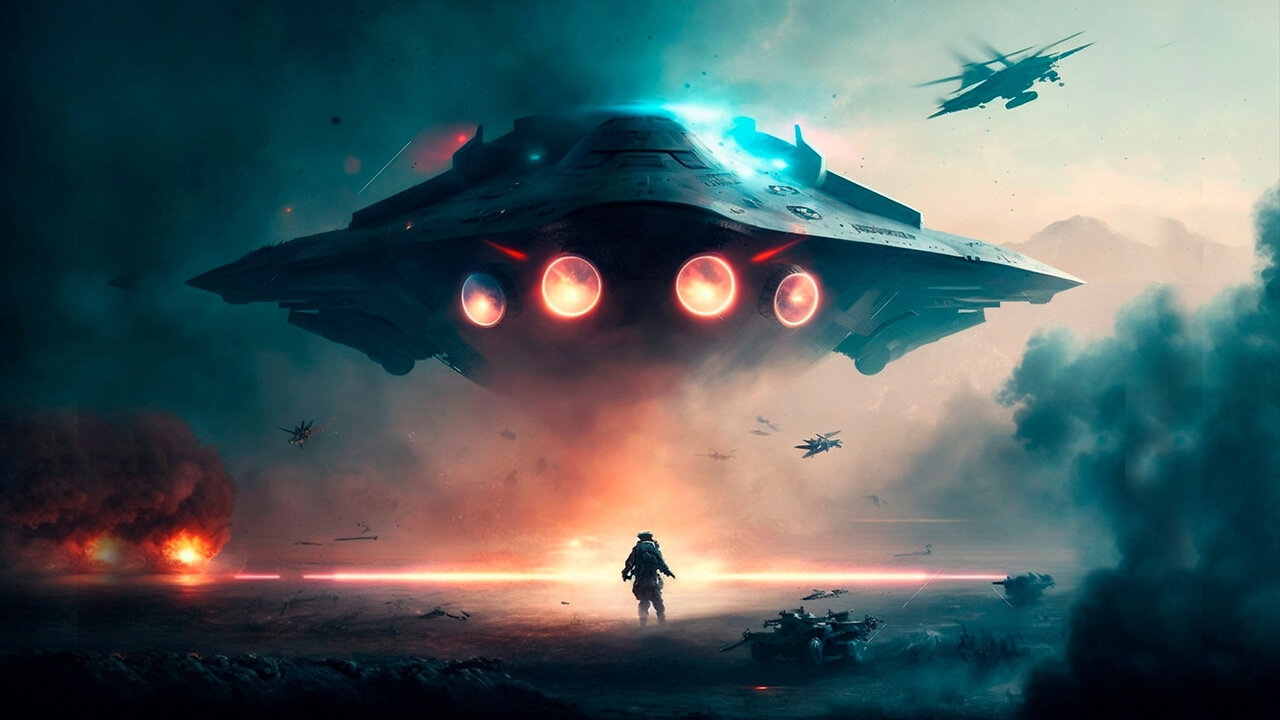 A mysterious alien spacecraft is causing disappearance of humans, leaving everyone in the dark