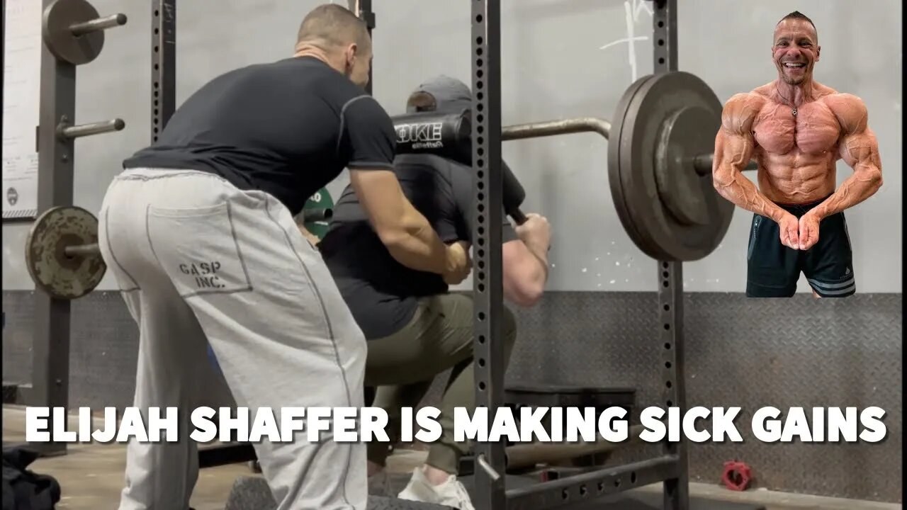 Elijah Shaffer's Slightly Offensive Transformation - SQUATTING 300LBS on a SLANT BOARD!