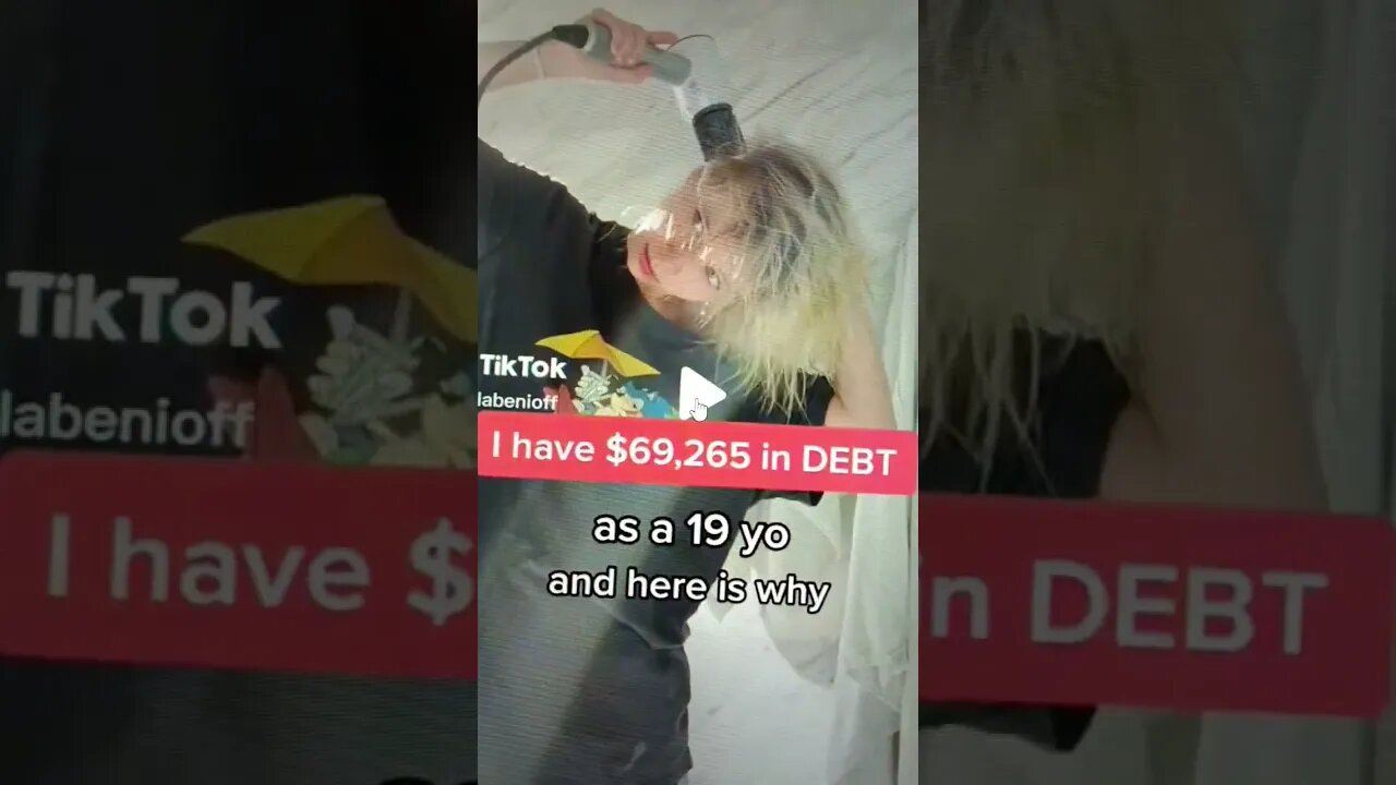 19 Year Old Has $70,000 In DEBT