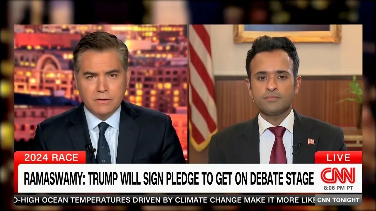 Vivek Ramaswamy on CNN's CNN Tonight with Jim Acosta 8.17.23