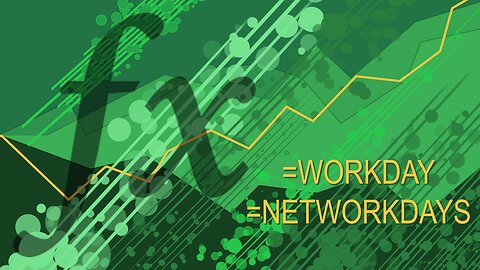 Excel Functions 101 - Networkday Workdays