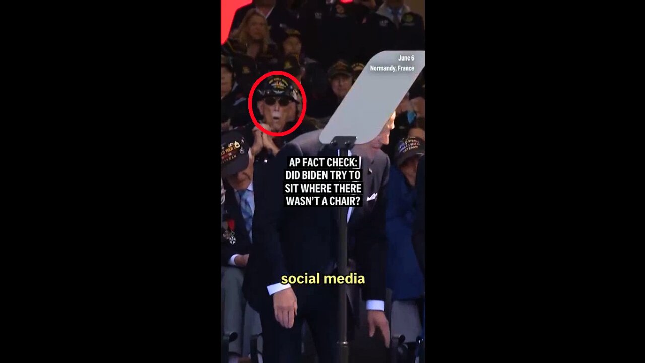 Annoying AP Reporter Hilariously "Fact Checks" Biden Normandy Squatting Moment