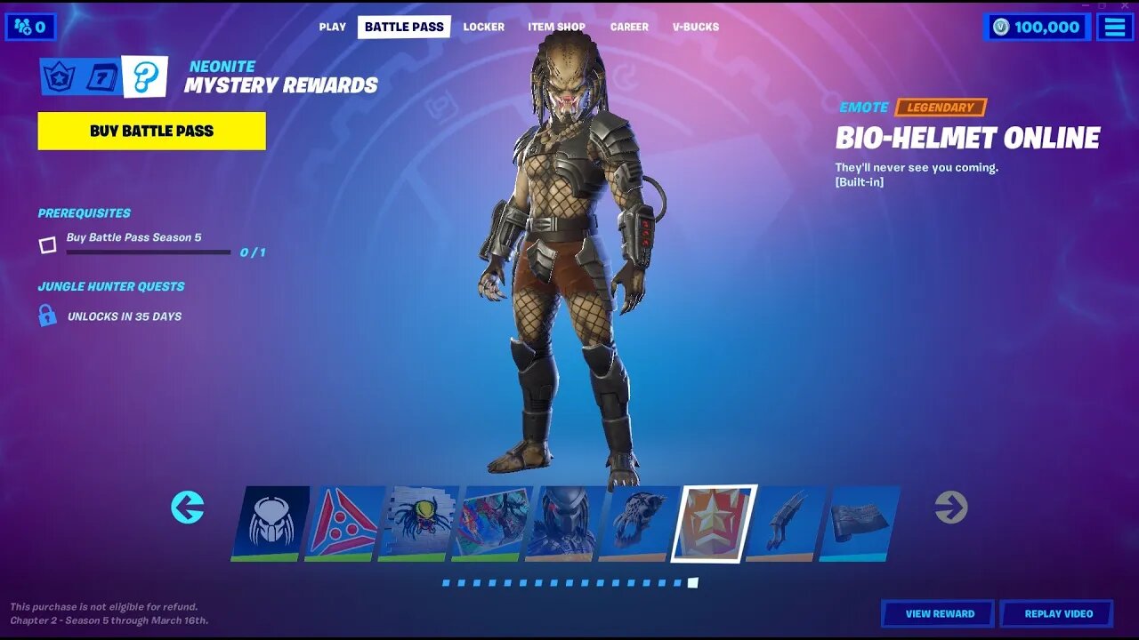 PREDATOR UPDATE in FORTNITE!