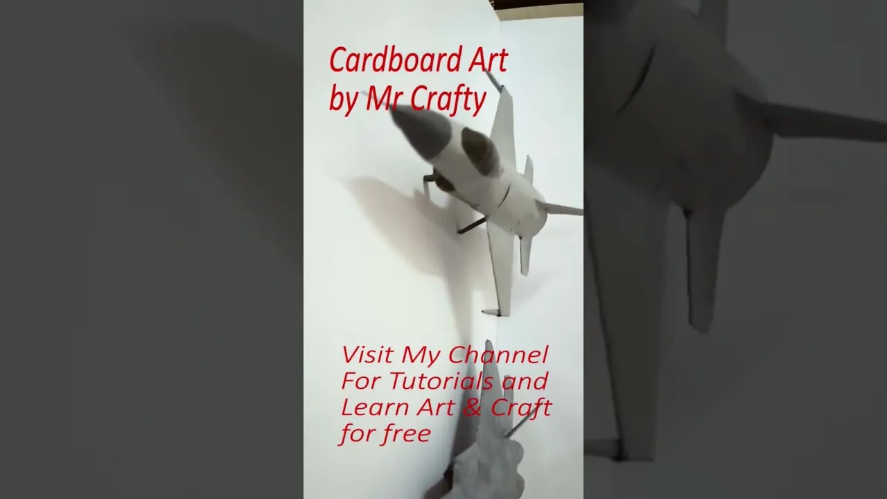 cardboard and paper Aircrafts | DIY aeroplanes fighter jets | Mr Crafty