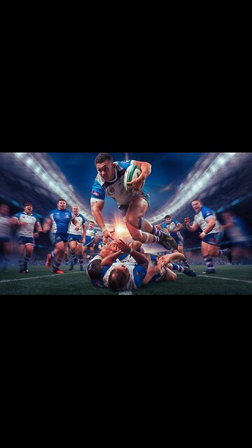 Exciting rugby league action a spectacular try 🔥🔥🔥