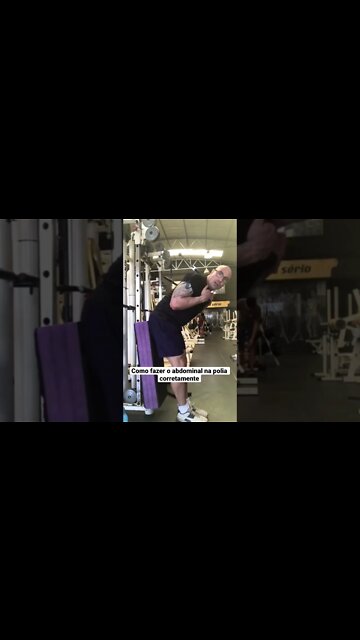 Abdominal na polia: cuidado, você pode estar fazendo errado! #shorts
