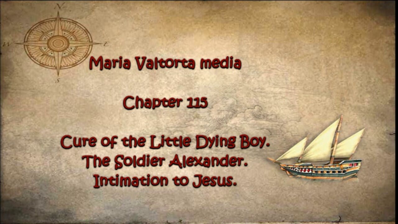 Cure of the Little Dying Boy. The Soldier Alexander. Intimation to Jesus.