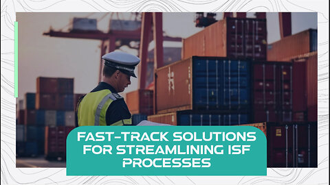 Fast-Track Solutions for ISF